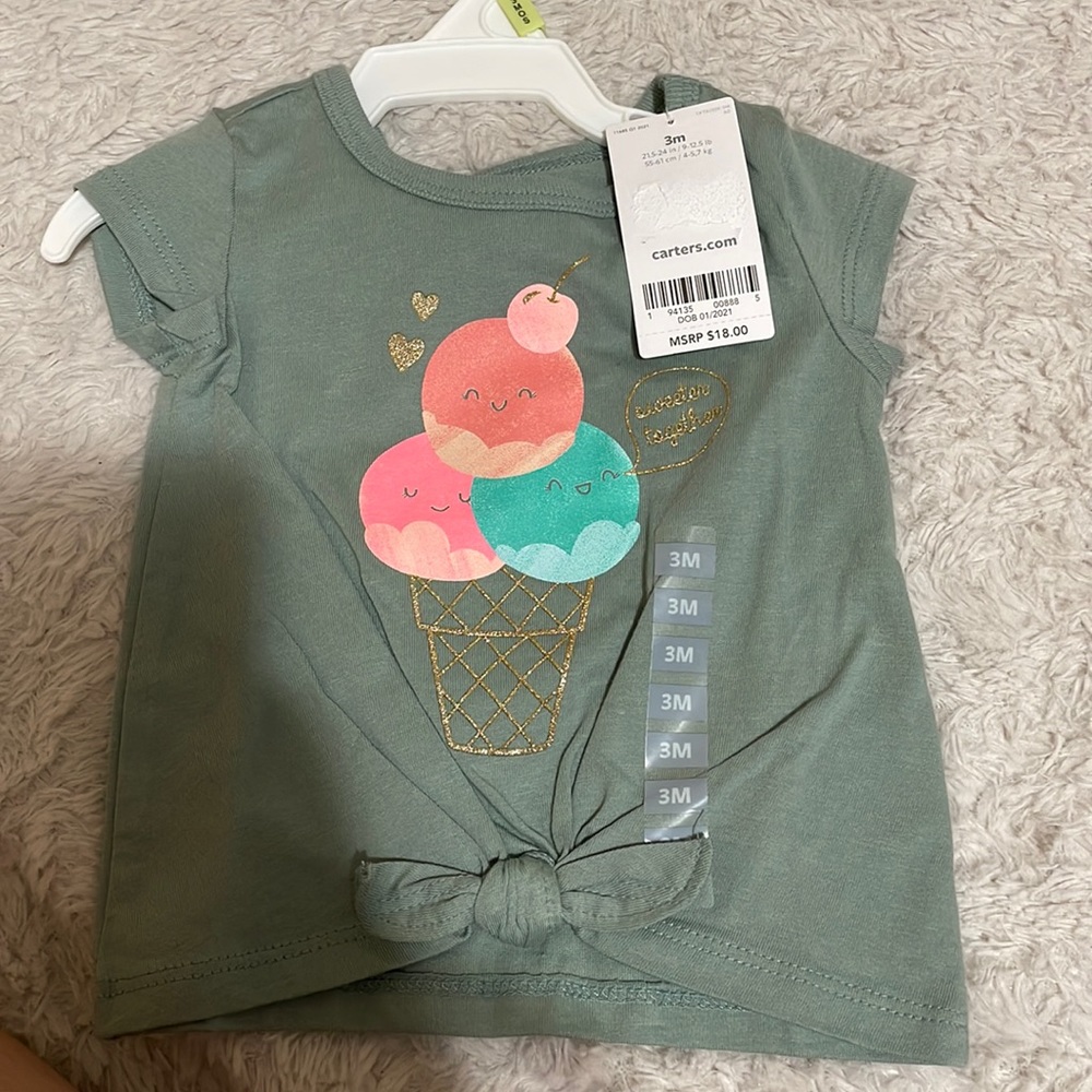 cute babygirl shirt 3 months